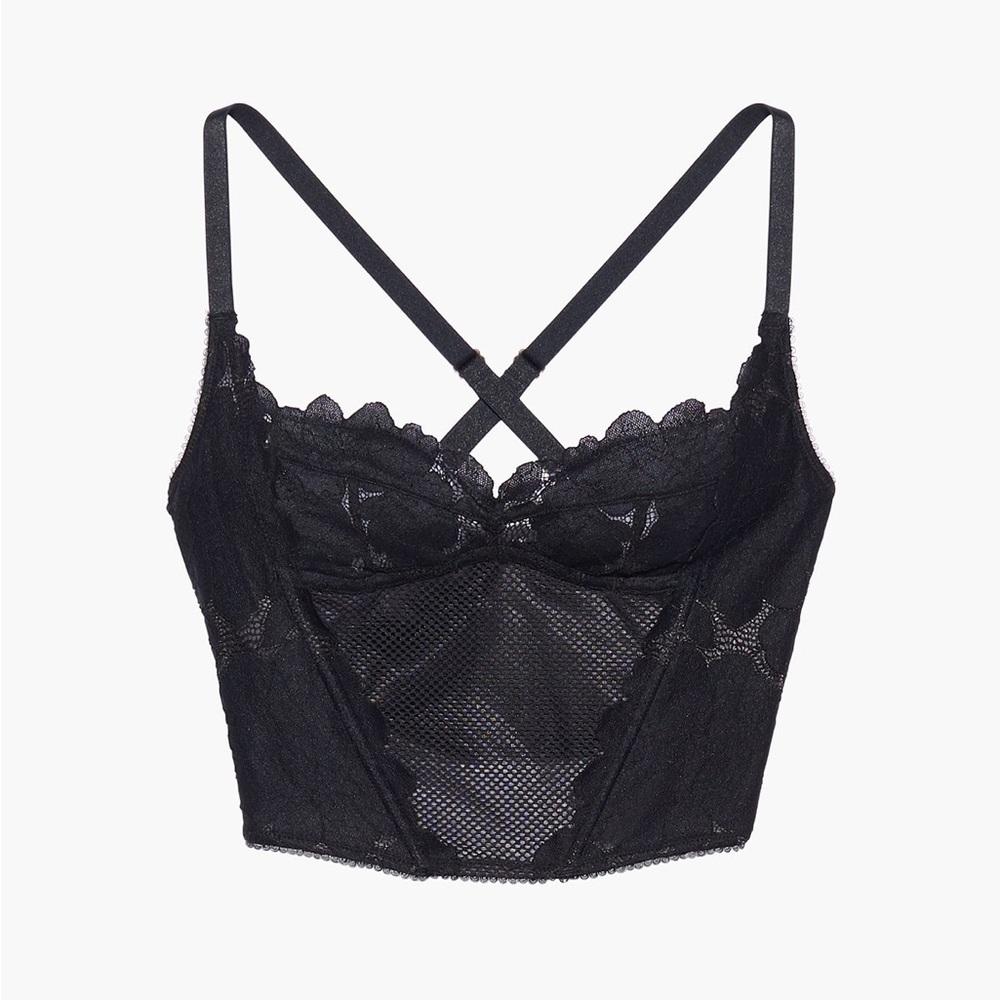 NEW! Savage x Fenty FLORAL GLOW LACE BUSTIER